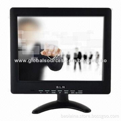 Best Quality Resistive Touch Screen 10-inch LCD Monitor with VGA and AV Input, 8ms Response Time